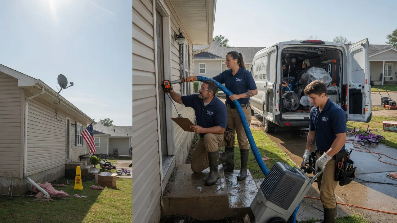 Ceiling Water Damage Restoration in Brashear, MO near me